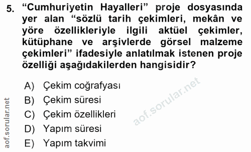 Soru 5