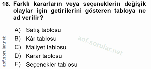Soru 16