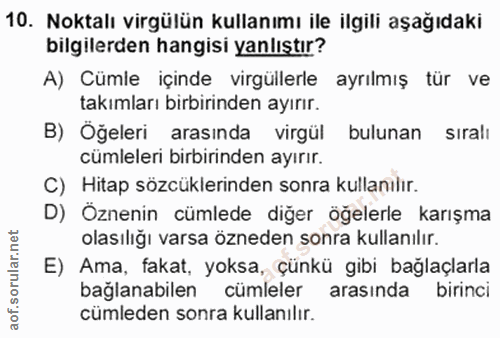 Soru 10
