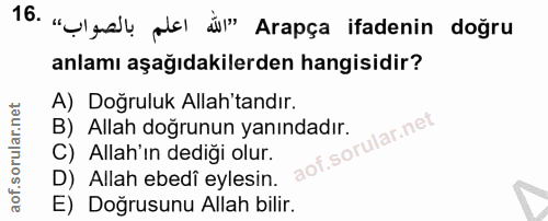 Soru 16