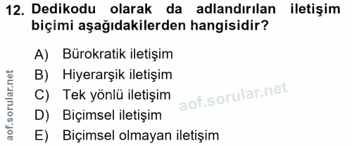 Soru 12