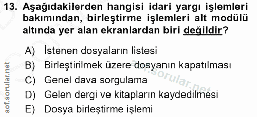 Soru 13