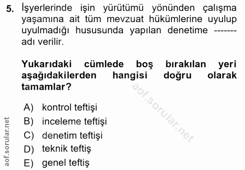 Soru 5