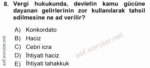 Soru 8