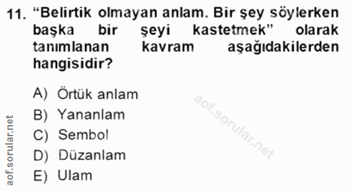 Soru 11