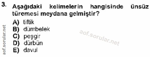 Soru 3