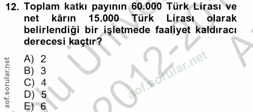 Soru 12