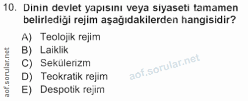 Soru 10