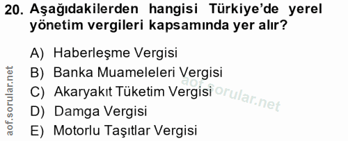 Soru 20