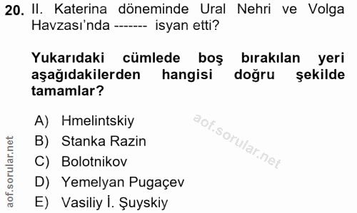 Soru 20