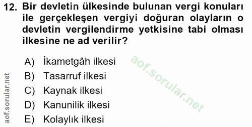 Soru 12
