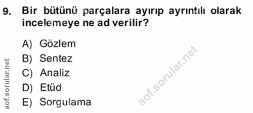 Soru 9