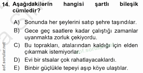 Soru 14