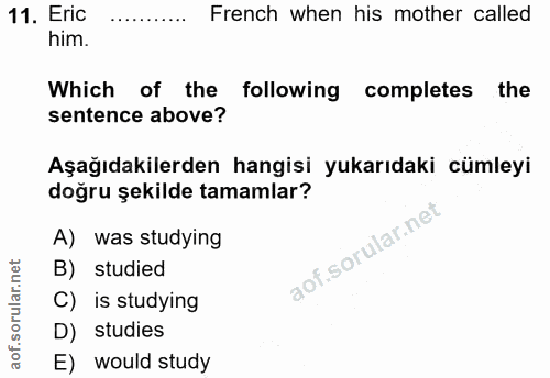 Soru 11
