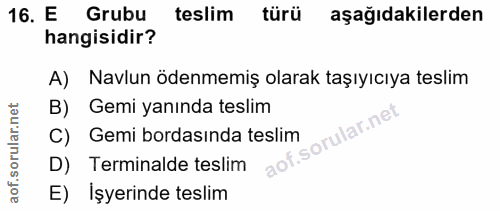 Soru 16