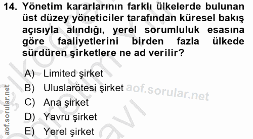 Soru 14