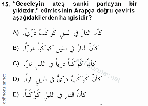 Soru 15