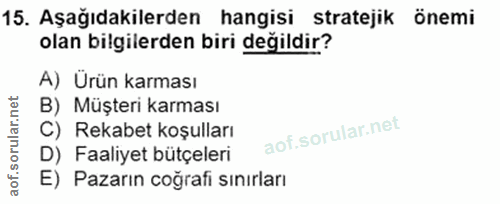 Soru 15