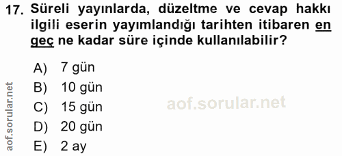 Soru 17