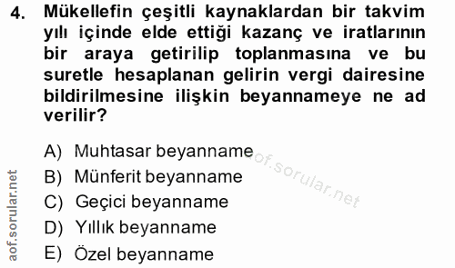 Soru 4