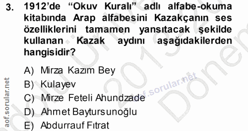 Soru 3