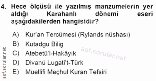 Soru 4
