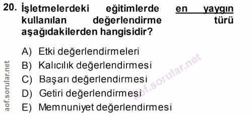 Soru 20