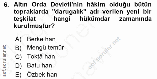 Soru 6