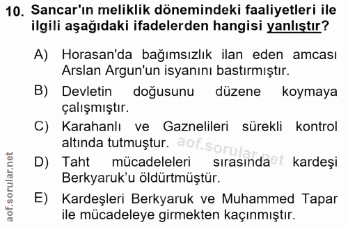 Soru 10