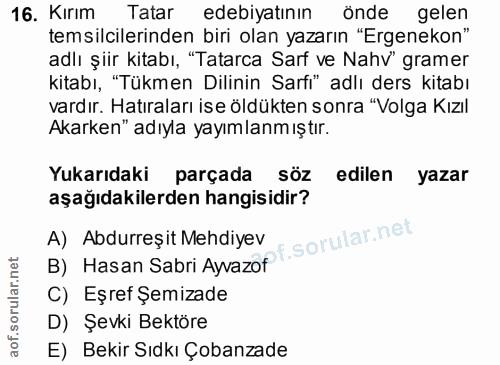 Soru 16