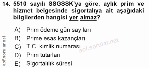 Soru 14