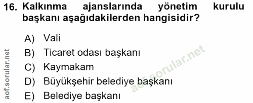 Soru 16