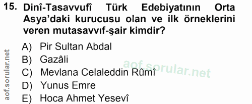 Soru 15