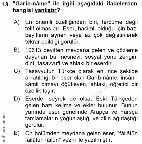 Soru 18