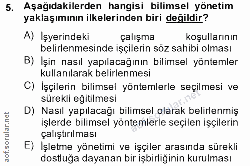 Soru 5
