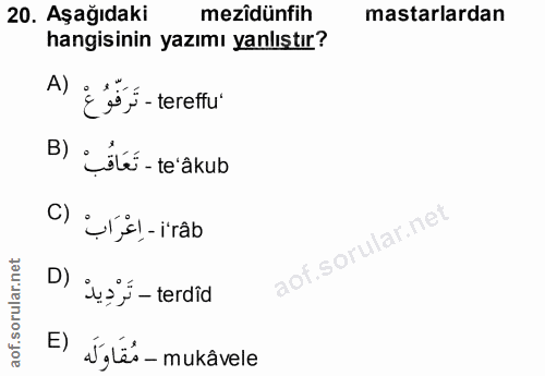 Soru 20