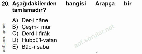 Soru 20