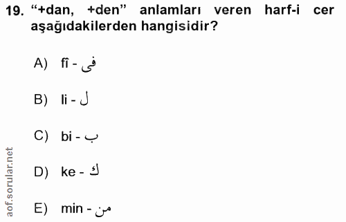 Soru 19