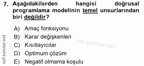 Soru 7