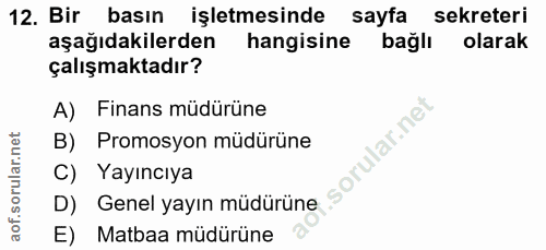 Soru 12
