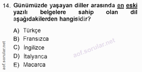 Soru 14