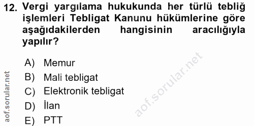 Soru 12