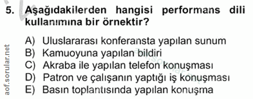 Soru 5