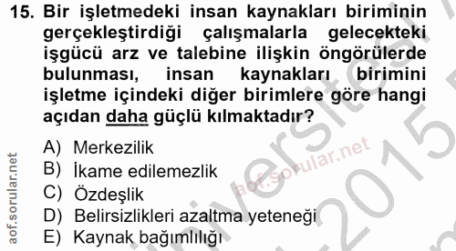 Soru 15