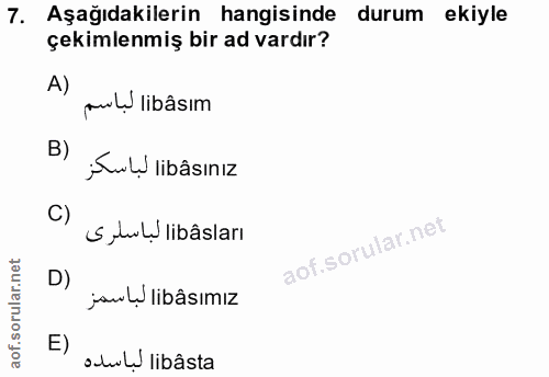 Soru 7