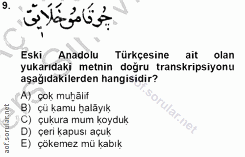 Soru 9