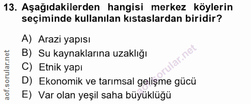 Soru 13