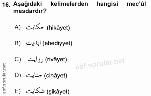 Soru 16