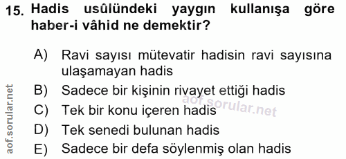 Soru 15