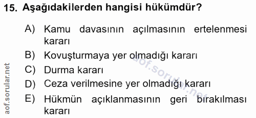 Soru 15